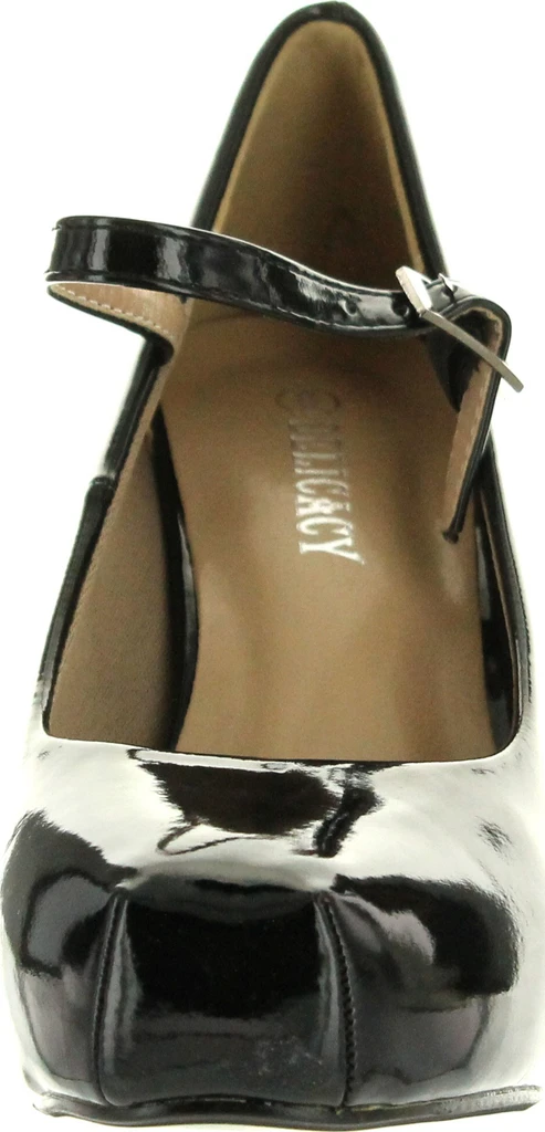 Delicacy Cyndi-91 Women's Hot Fashion Ankle Strap Mary Jane Dress Pumps Shoes