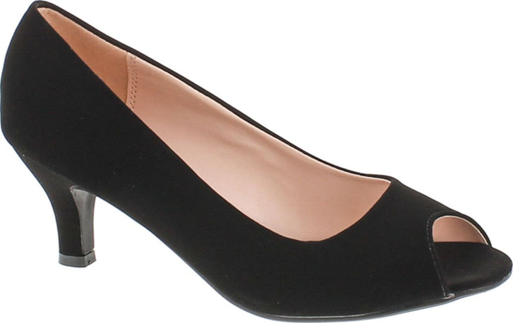 Bonnibel Wonda-2 Womens Peep Toe Low Heel Glitter Dress Pumps