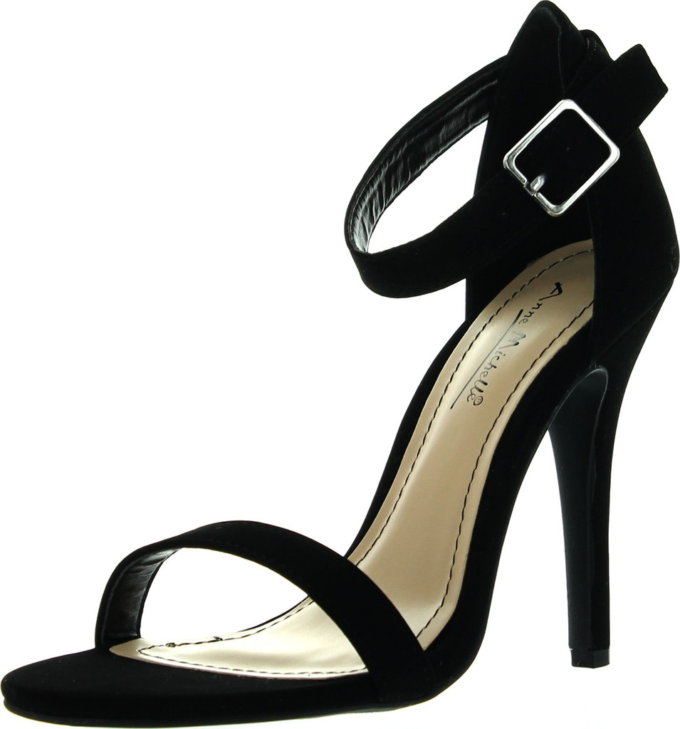 Anne Michelle Womens Enzo-01N Party Pumps Sandals
