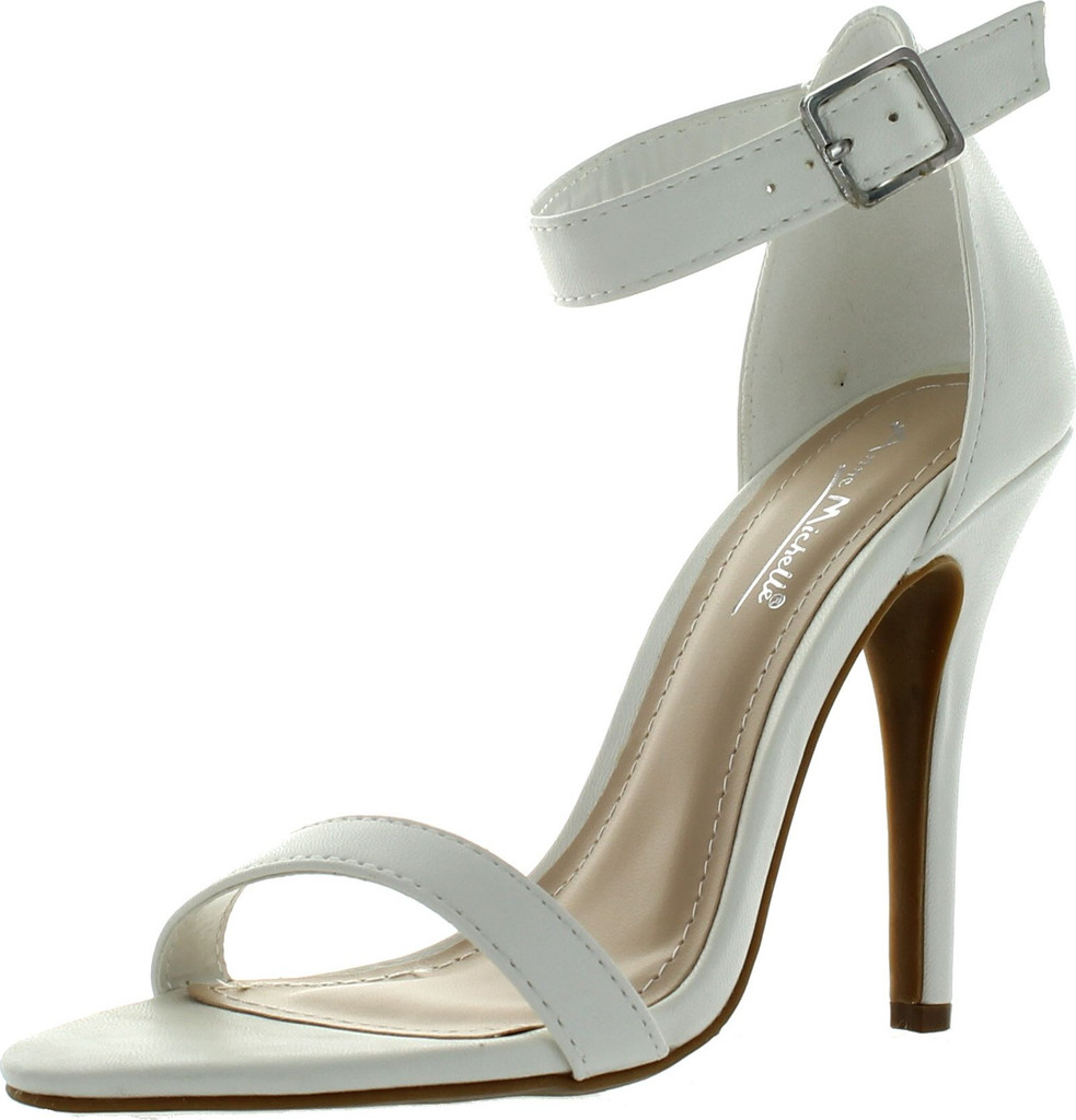 Anne Michelle Womens Enzo-01N Party Pumps Sandals