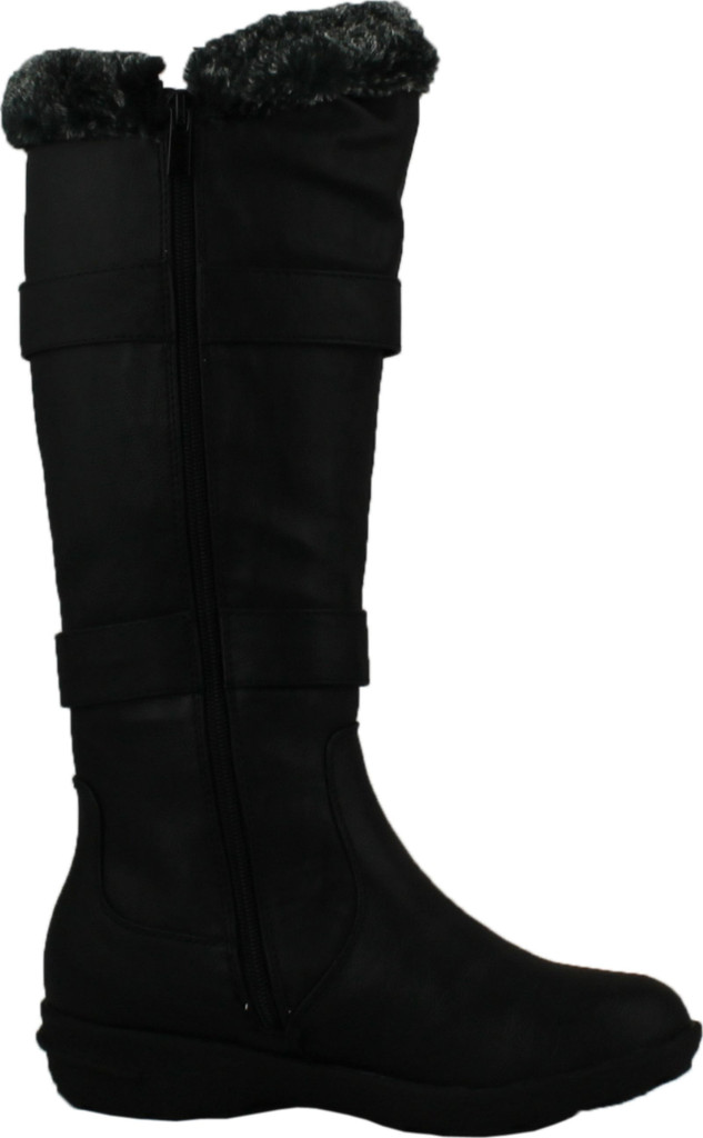 Forever Aura-43 Womens Double Straps Knee High Boots Winter Boots