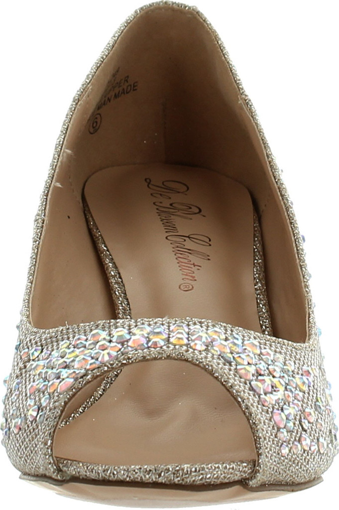 Blossom Womens Half-3 Dressy Wedge Shoes