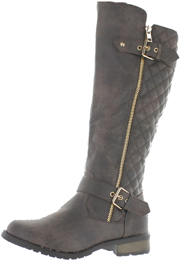 West Blvd Atlanta Quilted Riding Boots