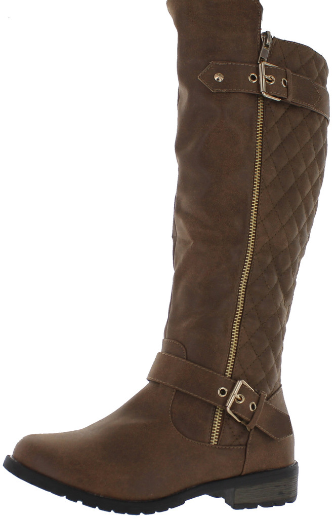 West Blvd Atlanta Quilted Riding Boots