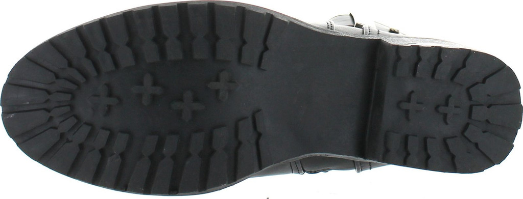 Dbdk Kathie-1 Women's Buckle Strap Chunky Heel Side Zipper Ankle Booties