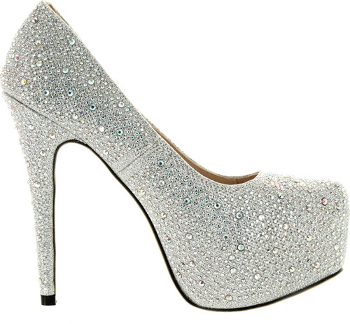 Eye Candie Womens Fashion Shiny New Design Platform Pump