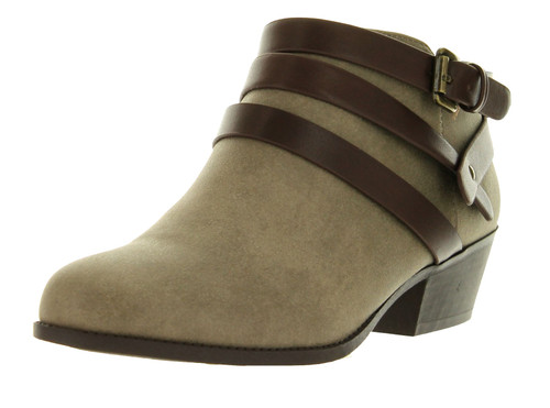 Soda Alum Womens Stylish Buckle Strap Dress Ankle Bootie