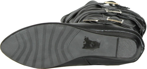 Gomax Womens Agatha Cute Fashion Boots With Buckle Detail