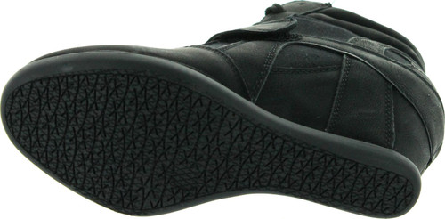 Top Moda Womens Sammy-40 High Top Strap Womens Hidden Wedge Sneaker Shoes