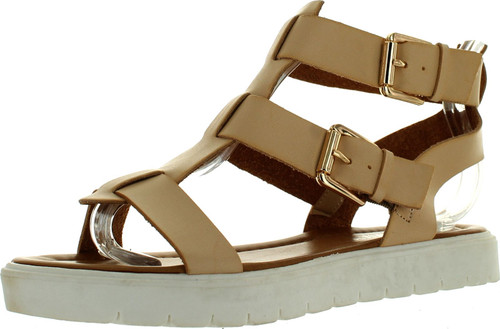 Via Pinky Fallon-06 Women's Open Toe Strap Flat Gladiator Sandals