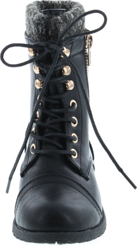 Link Legend-24K Girls Two Buckle Zipper Back Boots