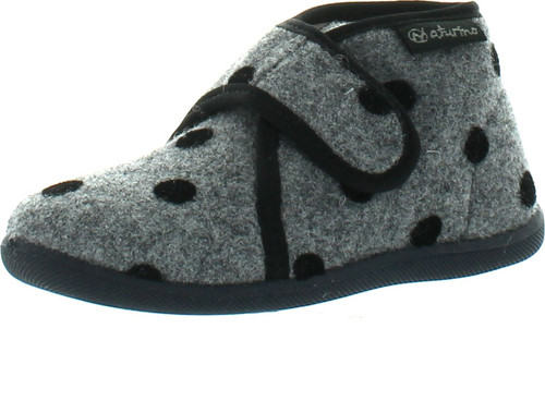 Naturino Girls 7452 Snowflake Natural Wool Home Slippers