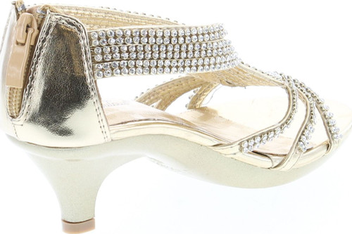 Forever Link Girls Angel-37K Dressy Heel Sandals