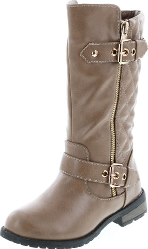 Link Mango-21K Little Girls New Knee High Flat Riding Boots Shoes