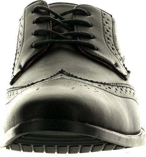 Coronado Mens Dress Shoe Milano-1 Classic Oxford Fashion Wing Tip Style Leather Lining