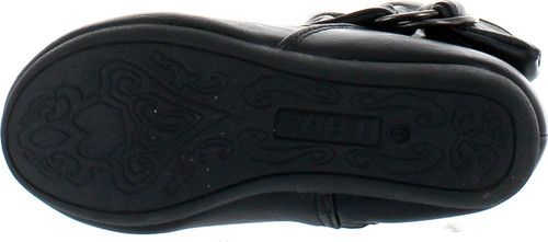 Link Selena-68K Children Girl's Comfort Ring Deco Flat High Top Ankle Booties