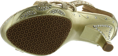 Lucita Girls Dress Shoes Jan-308Km Stunning Glitter And Rhinestone Heel Party Shoes