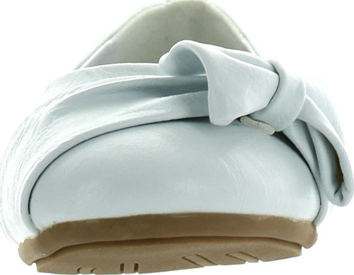 Little Angel Girls Teshi-400E Bow Decor Ballet Loafer Flat