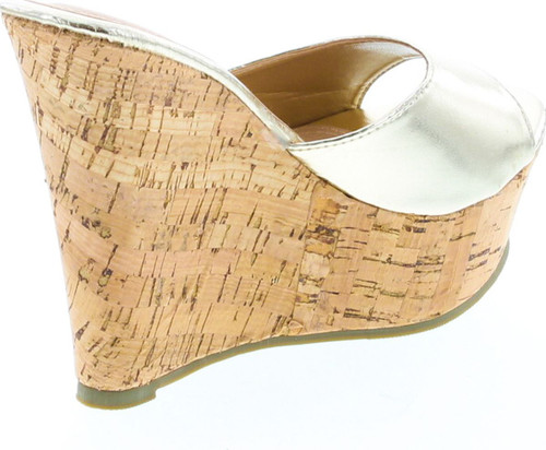 Fashion Focus Womens Ardo-42 Popular Wedge Sandal