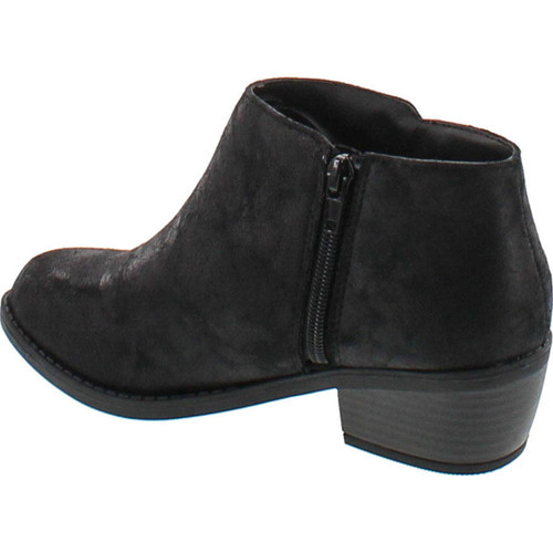 Soda Women's Massen Distress Faux Suede Leather Round Toe Heel Ankle Boot