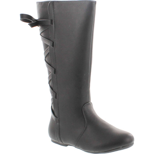 Yoki Kristin-K Girls High Top Boots With Bow At The Back