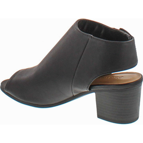 Soda Women's Harlyn-S Leatherette Cutout Peep Toe Booties