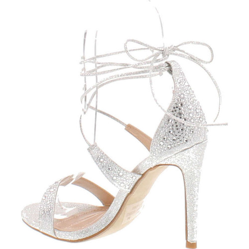 Dbdk By Elegant Footwear Women's Yael-1 Rhinestone Ankle Wrap Sandal