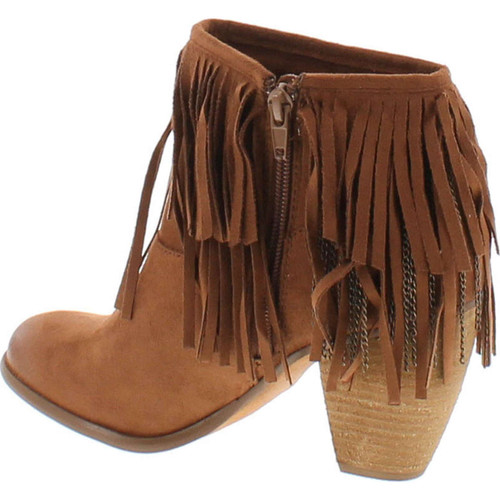 Not Rated Women's Auriga Ankle Fringe Bootie
