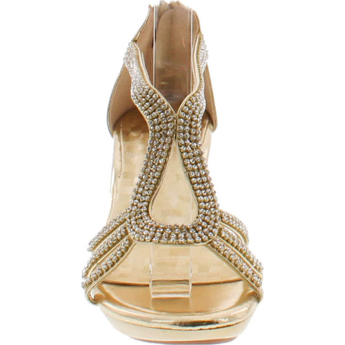 Delicacy Angel 36 Women Dress Sandal Rhinestone Low Heel Pumps