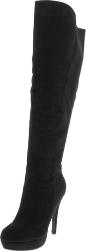 Delicious Women's Venga Faux Leather Over The Knee High Heel Boots