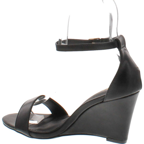 Mark And Maddux Elisha-13 Wedge Sandal In Black