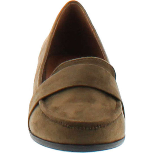 Static Footwear Harry-1 Women's Slip On Block Heel Loafers