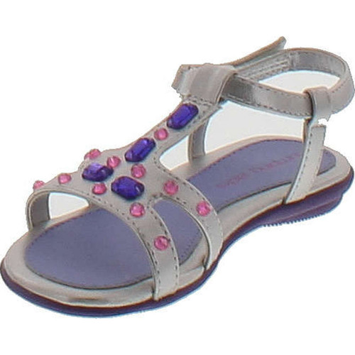 Jumping Jacks Crystal Ankle-Strap Sandal