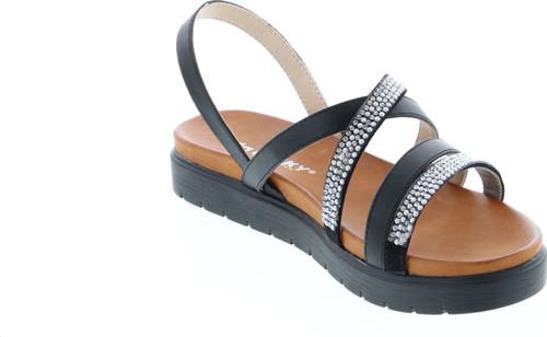 Via Pinky Fallon-02 Womens Open Toe Cushioned Strappy Low Platform Sandals
