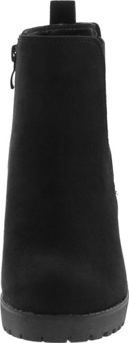Refresh Club-01 Women's Slip On Chunky Heel Ankle