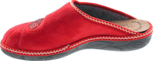 Sc Home Collection Womens 13117 Plush Embroidered Cozy House Slippers Made In Europe