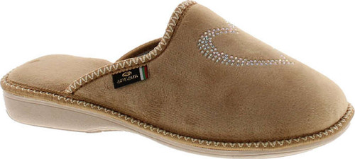 Sc Home Collection Womens 12517 Plush Heart Cozy House Slippers Made In Europe