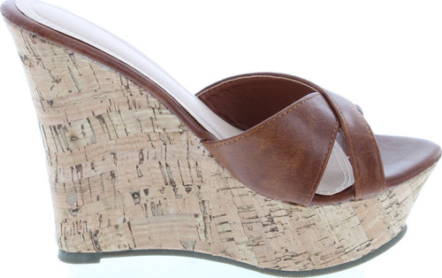 Fashion Focus Womens Ardo-39 Wedge Sandals
