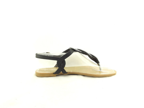 Bamboo Women Armin-01 Flat Sandal With Back Strap