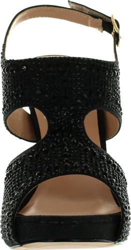 De Blossom Womens Yael-71 Stunning Glitzy Evening Party Heels Sandals Shoes