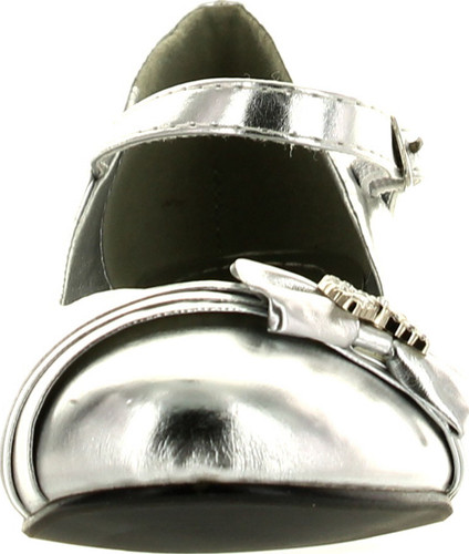 Lasonia Girls Mary Jane Shoes With Pretty Satin Rolled Rosettes Patent