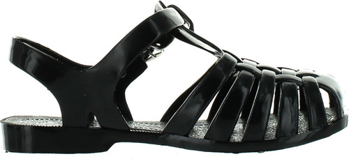 Bamboo Childrens Girl Suzy-02K Jelly Round Toe Fisherman Slingback Flat Sandals