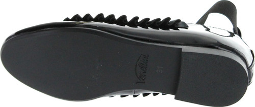 Venettini Girls 55-Cony Dress Flats With Elastic Strap