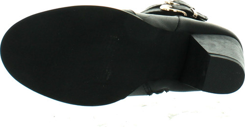 Top Moda Tail-3 Women's Buckle Stacked Block Heel Chelsea Ankle Booties