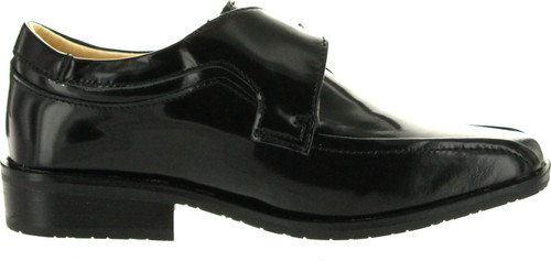 Robertino Boys 445 European Style Dress Shoes With Buckle Detail