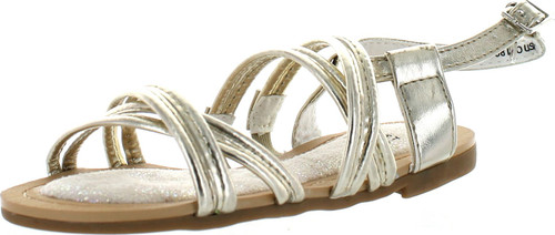 Stuart Weitzman Girls Carmia Corded Designer Strappy Sandals