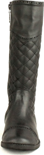 Cole Haan Girls Junior Nancy Quilted Equestrian Riding Fashion Boots