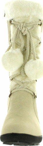 Reneeze Womens Coco-1 Flat Heel Mid Calf Boots