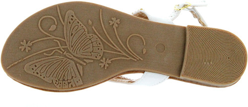 Luo Luo Womens Tracy Dress Rhinestone Sandals