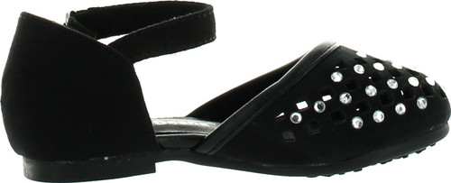 Jelly Beans Capano Toddler's Little Girl Ankle Strap Rhinstone Deco Sandal Shoes